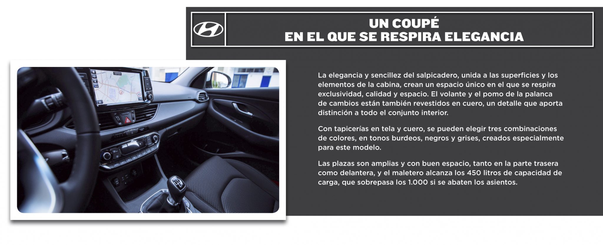 Interior Fastback i30 Hyundai
