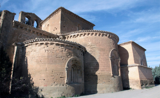 Exterior del Monasterio de Sijena