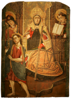 Pintura de San Martín de Tours, de Lascuarre