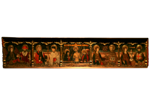 Predela de altar con santos, de Zaidín
