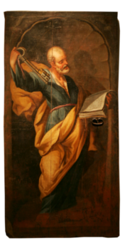 Pintura de San Pedro, de Valcarca