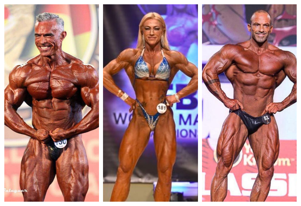 Oscar Marin, Victoria Hernandez and Michy Perez in different competitions.